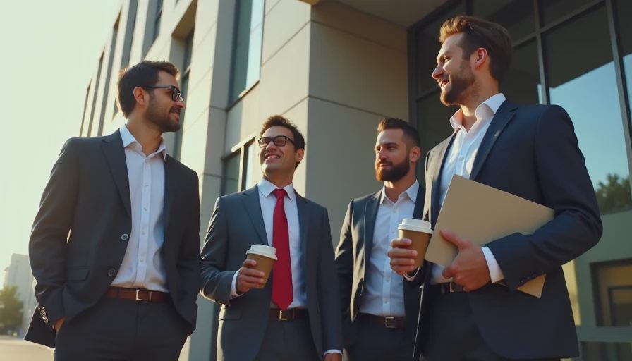 Visual context for business casual men