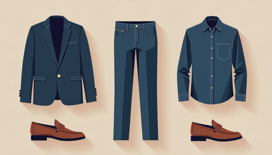 Visual context for smart casual dress code