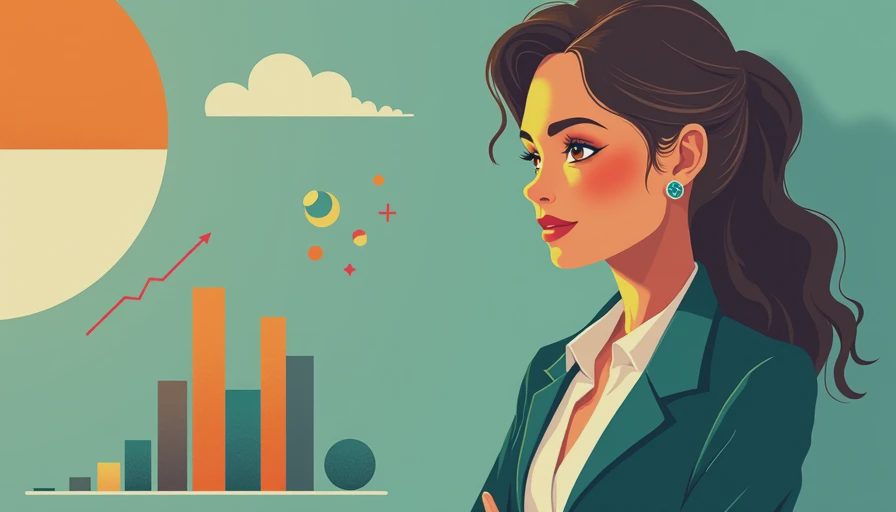 Visual context for corporate casual womens