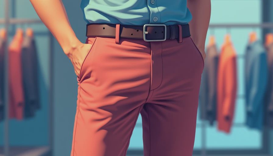 Visual context for 100 cotton slacks