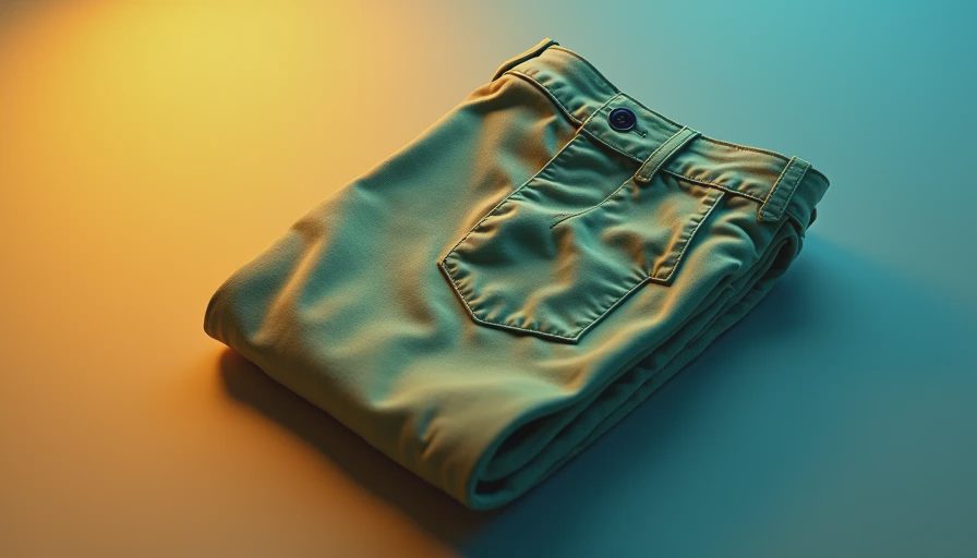 Visual context for mens cotton dress pants