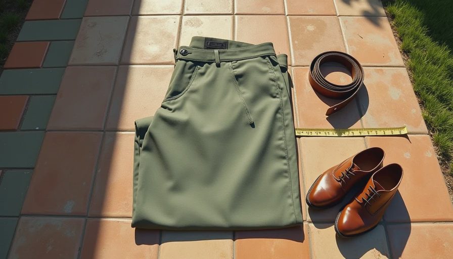 Visual context for dress pants for men