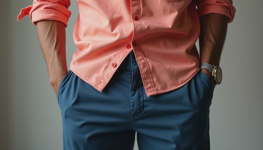 Visual context for chino pants for men