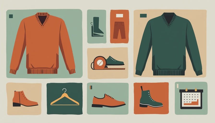 Visual context for mens sweaters