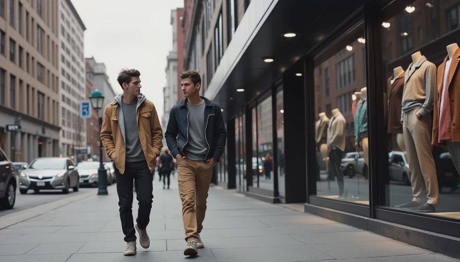 Visual context for young men style