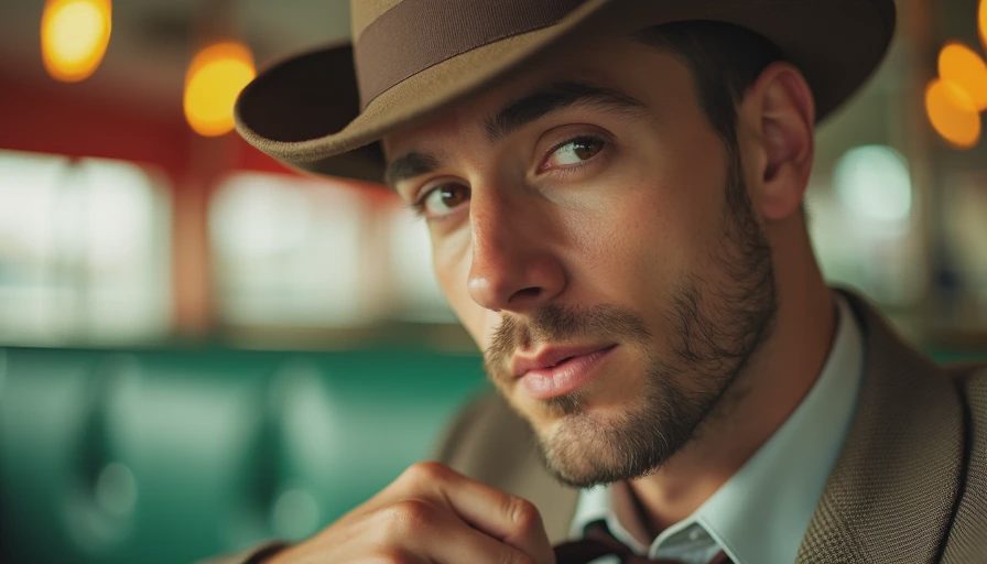 Visual context for guys 50's style