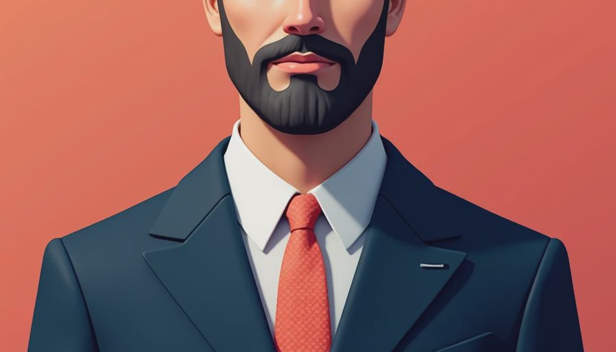 Visual context for mens 1920 style suits